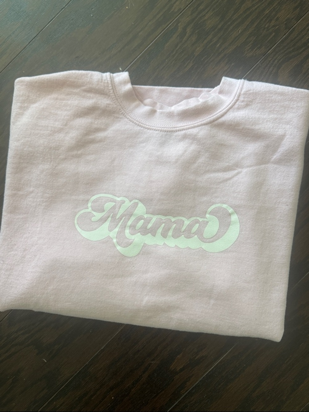 Gildan Light Pink "Mama" Graphic Sweatshirt